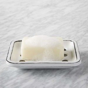 West Elm Iron Enameled Soap Dish
